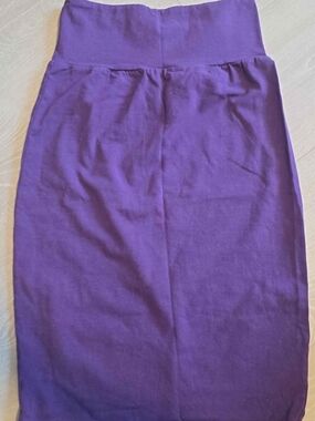Talula Purple Stretch Pencil Skirt
